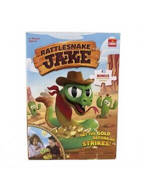 Rattlesnake Jake Snake Strikes Gold Nuggets Board Game Goliath New Family Fun